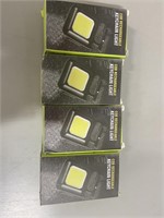 Lot Of 4 Rechargeable LED Light Key Chain