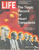 Tragic Record of Heart Transplants Life Magazine S