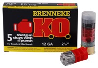 Brenneke SL122KO K.O.  12 Gauge 2.75 1 oz Slug Sho