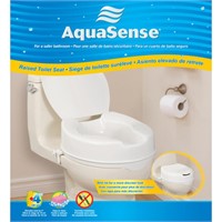 Aquasense Raised Toilet Seat with Lid,