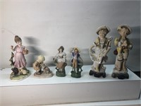 Vintage Porcelain Bisque Figures Lefton / Japan