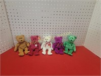 5 Beanie Baby Bears