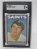 1972 TOPPS #55 ARCHIE MANNING SGC 7 NM