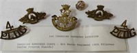 WW2 Vintage Canadian Military Badges