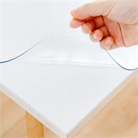 Eisdroma 36 x 60 Inch Clear Table Cover Protector,