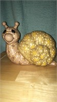 7“ x 6“ plaster diamond D snail , 1985