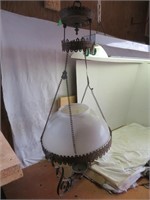 Hanging oil lamp 14"