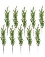 ($24) 10pcs Artificial Pine Cypress Branches