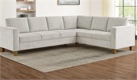 THOMASVILLE FABRIC SECTIONAL WITH EXTENDED SEATER