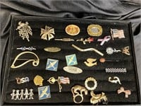 JEWELRY PINS & JACKET / HAT PINS / OVER 30 PCS