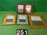4 New Picture Frames 8" X 10" -3  5" X 7"-