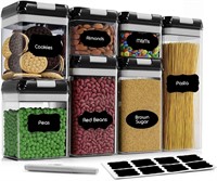 Airtight Food Storage Container Set-7 Piece Set Cl