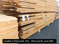 LOT, 2" X 4" HEM FIR LUMBER AT APPROX 8', 10' &