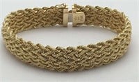 14k Gold Peru Bracelet