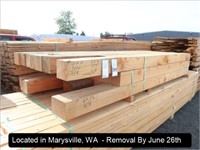 LOT, 6" X 6", 6" X 8" & 6" X 12" LUMBER AT APPROX