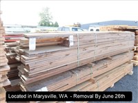 LOT, 1" X 6" DOUG FIR LUMBER AT APPROX 8', 10' &