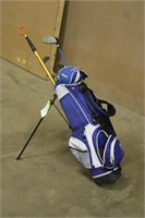 Set Of Jr. Golf Clubs With Bag