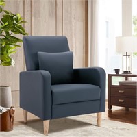 Leather Reading Living Room Side Chair