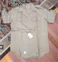 US Army Vietnam Era Tan Shirt