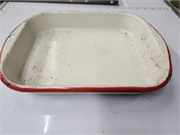 Vintage Enamal Ware Baking Pan