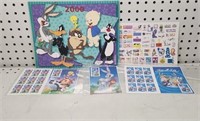 Looney Tunes Calendar and Stamps