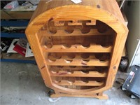 WOODEN WINE CABINET