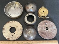 VINTAGE CLOCK PARTS-ASSORTED