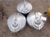 (3) SS Milker Buckets w/ Accessories!