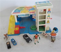 Fisher-Price Parking Garage and Figurines and Toy