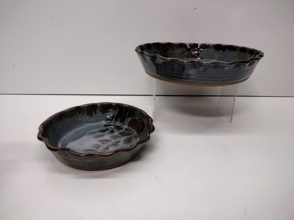 Studio Pottery Glazed Dishes