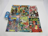 6 comics book vintage dont, Titans, Jonah Hex et