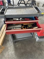 TOOL CART WITH ASSORTED TOOLS