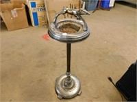 ASH TRAY STAND, RAM HANDLE 29" H