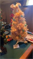 SMALL DECORATIVE CHRISTMAS TREES - 4 QTY.