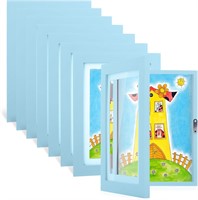8pk Pinkunn Kids Art Frames 8.3x11.8  Blue