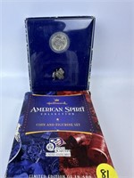 American Spirit Coin & Figurine Set