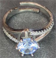925 stamped gemstone ring size 6.5