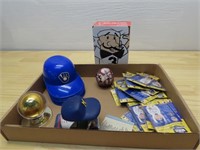 Milwaukee Brewers cards & bobble head & misc.