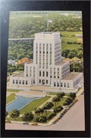 1940's New City Hall Houston Texas Postcard!!