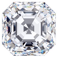 Asscher 2.52 carats F VVS2 Certified Lab Diamond