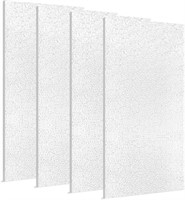 4 Pack Light Panels  Clear  22.5x46.5 In