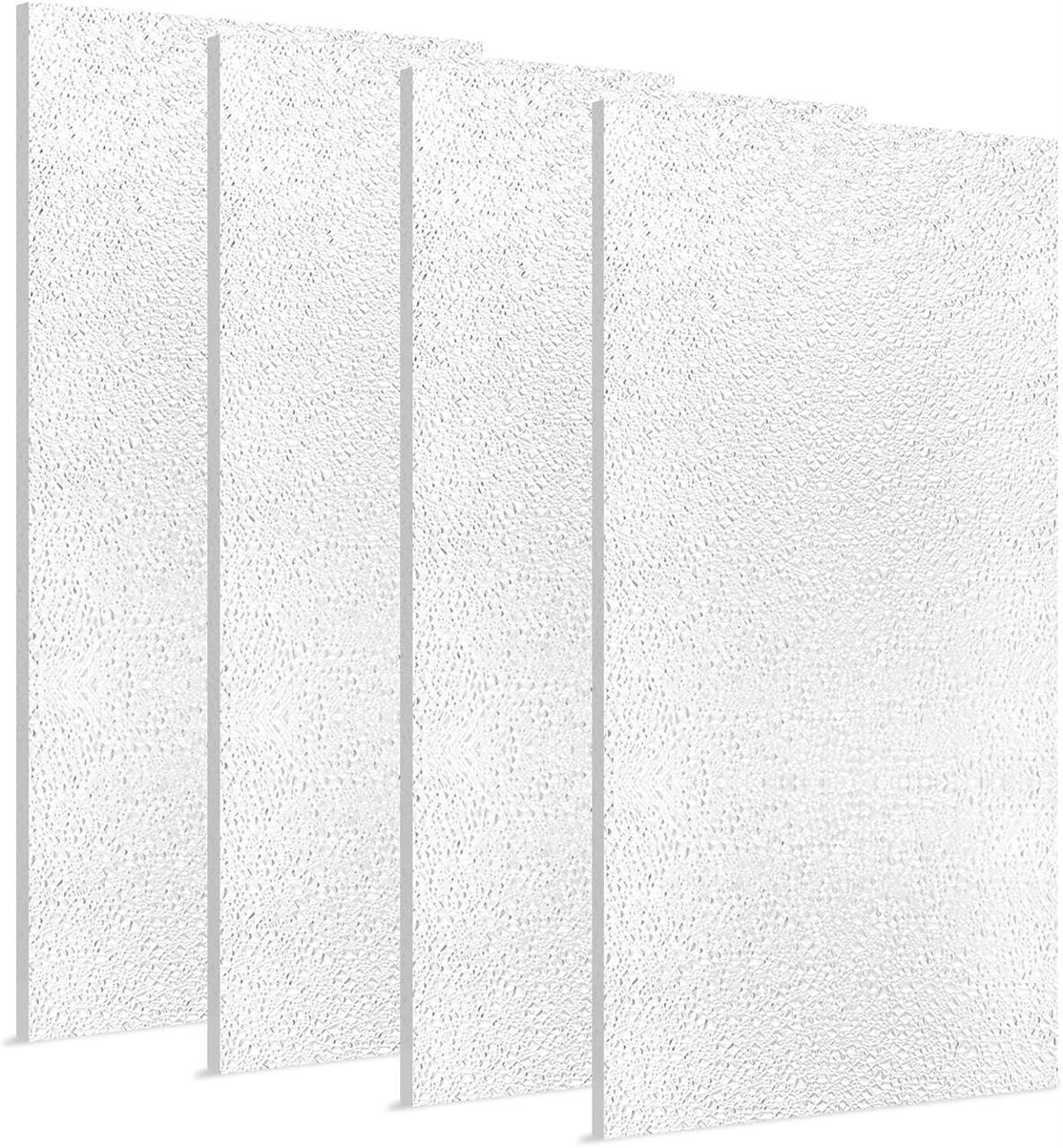 4 Pack Light Panels  Clear  22.5x46.5 In