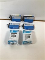 New Lot of 6 HP Ink Cartridges