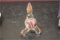 A 3 Legged Art Glass Ornament