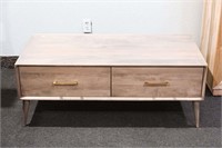 BROWN MAPLE "SOUTH SHORE" COFFEE TABLE