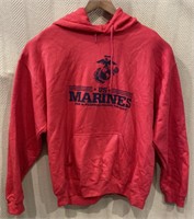 L US Marines Hooded Sweatshirt
