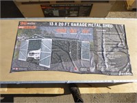 TMG 13x20 Garage Metal Shed (QTY 1)