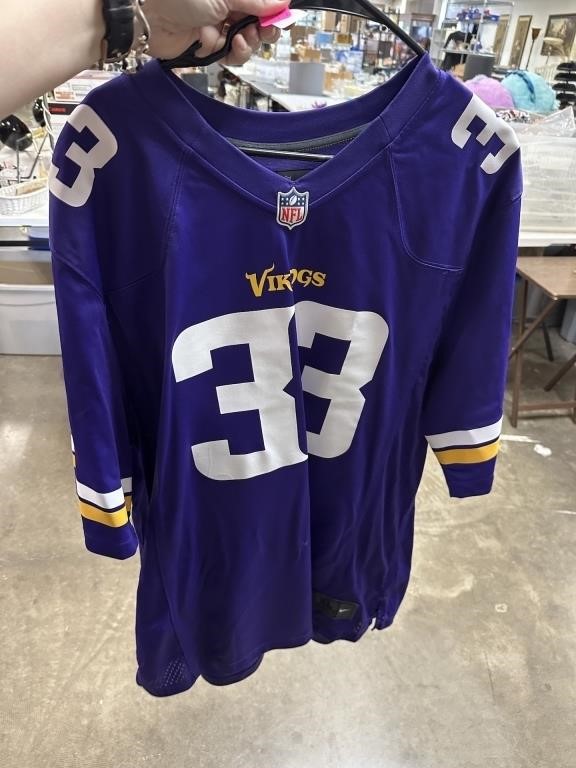 VIKINGS #33 COOK FOOTBALL JERSEY SHIRT NIKE XL