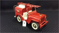 1963 Tonka Toy Jeep Fire Pumper (68B)