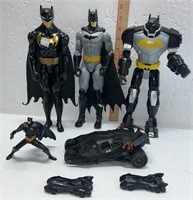 Batman 3  11 inch action figures  3 vehicles